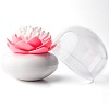 Контейнер для хранения ватных палочек Lotus, белый/розовый – покупайте в интернет-магазине furnitarium.ru