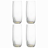 Набор стаканов Alice, 370 мл, золотистые, 4 шт. – покупайте в интернет-магазине furnitarium.ru